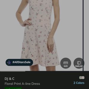 DJ & CFloral Print A-line Dress