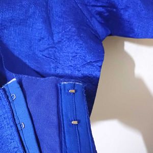 💥🆕️ Royal Blue Fancy Readymade Blouse