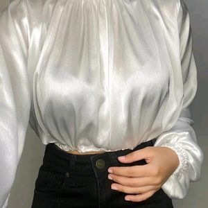 Off White Loose Top