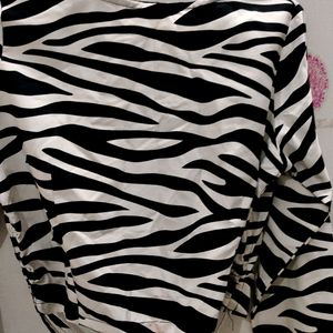 New Zebra Print Top