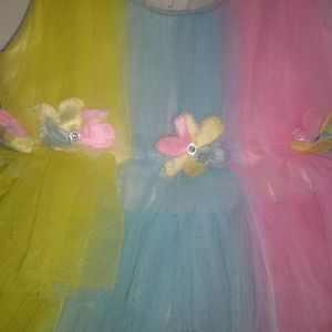 1-2 Years Girls Party Frock Combo