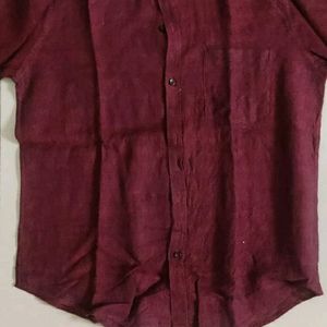 Rarely Used Mens Maroon Shirt