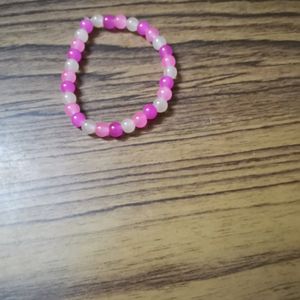 Barbie Pink Jelly Beads Bracelet ❤️