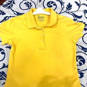 Yellow Crop T-shirt