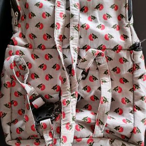 MultiZip Diaper Bag With Multiple Sections