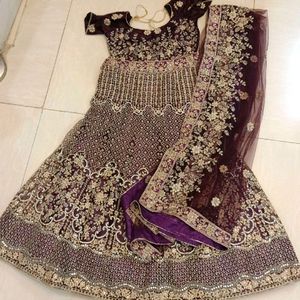 Purple 💜 Lehenga