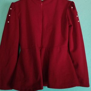 Women's Maroon Top