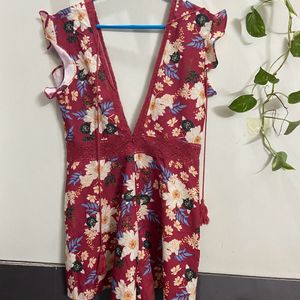 V Neck Playsuit