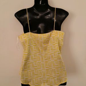 Yellow Printed Top (Women's)