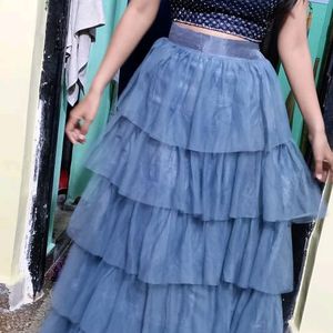 Grey Lehanga Choli