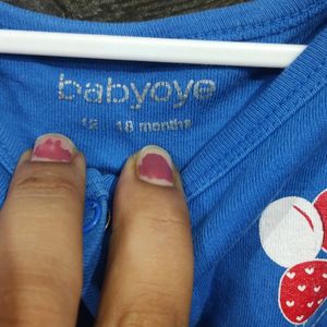 Babyoye Full Sleeves Romper For Baby Girls