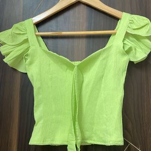 Fluorescent Green Crop To