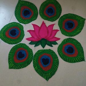 Handmade Rangoli Sheet