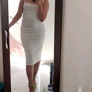 urbanic White Bodycon Dress