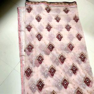 Net Heavy Work Saree