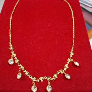 golden necklace   IN