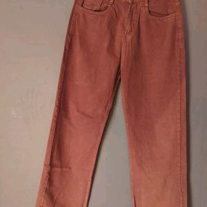 Brown Straight Leg Jeans