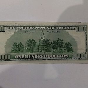 100 Dollar Note Usa