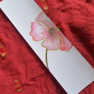 flower pattern bookmark