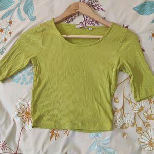 Parrot Green top With Size S