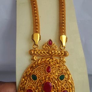 MICRO PLATED SET OF 2 GOLD NECKPIECE