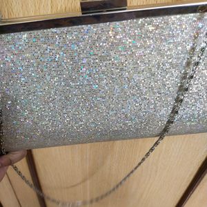 🔮Blingy Shiny Party Clutch/Sling Bag