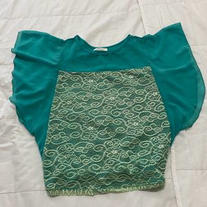 Tunic/top Lace & Chiffon Mixed