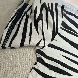 Zebra Print T Shirt For men