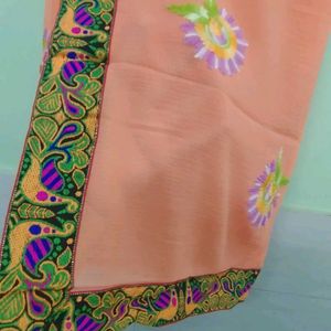 Jaipuri Border Saree ♥️