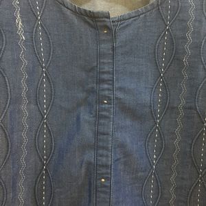 Denim Kurta💙