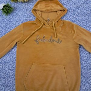 Aesthetic Warm Yellow Hoodie