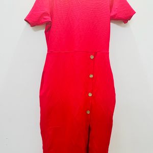 Hot Pink Athena Brand Mid Length Dress