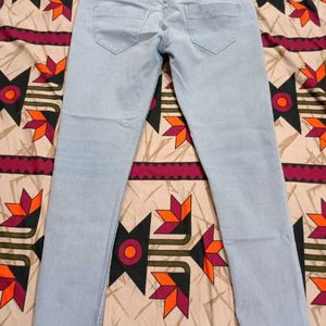 High Waist 5 Button Jeans