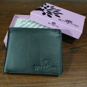 Woodland Black Leather WALLET 🖤