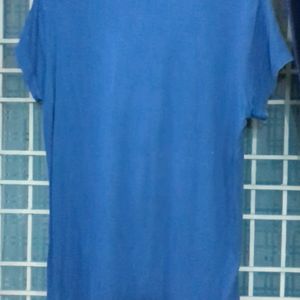 Tshirt Solid Blue Colour