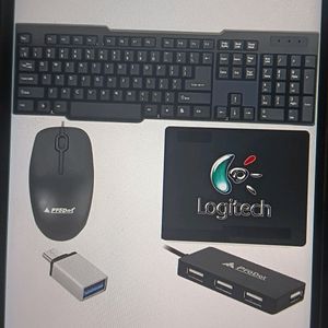 Keyboard, Mouse ,Usb Hub, Mousepad, & Type C OTG