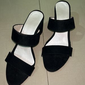 Black Block Heels