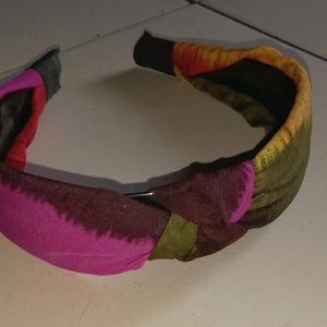 Multicolor Knot Hairband