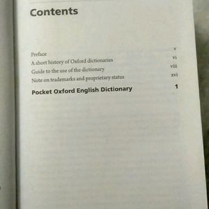 Oxford English Pocket Dictionary