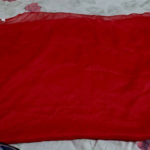 Cherry Red Dupatta