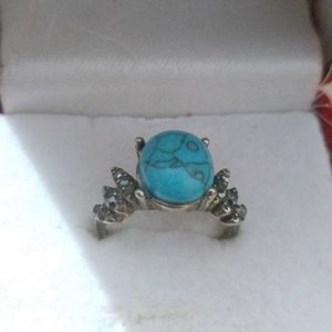 Blue Stone  Aesthetic Ring