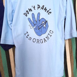 This is a light blue Roundneck T Shirt