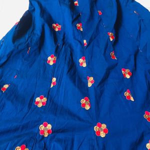 Blue Color Lhenga Choli