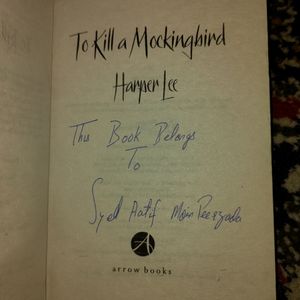 To Kill A Mockingbird