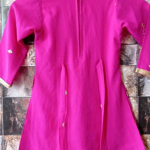 Magenta Colour Sharara Suit 4to6 age