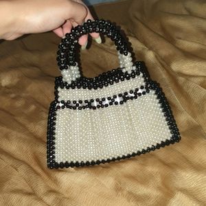 Pearl Beaded Fancy Handbag