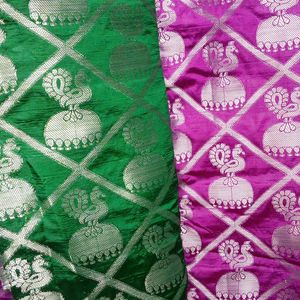 Banarsi Silk With More Design On It's Border