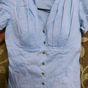 Sky Breeze Light Blue Shirt Top