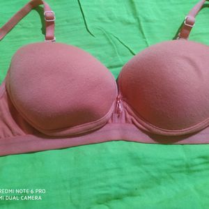 Pink Paded Bra