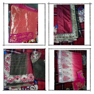 Combo Pack 4 Tranding Wedding Party Wear Saree Se